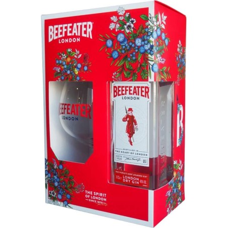 Beefeater 0,7l kazeta + sklenice