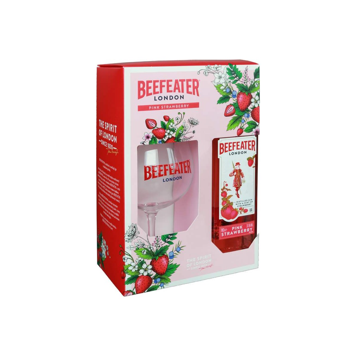 Beefeater Pink 0,7l kazeta + sklenice