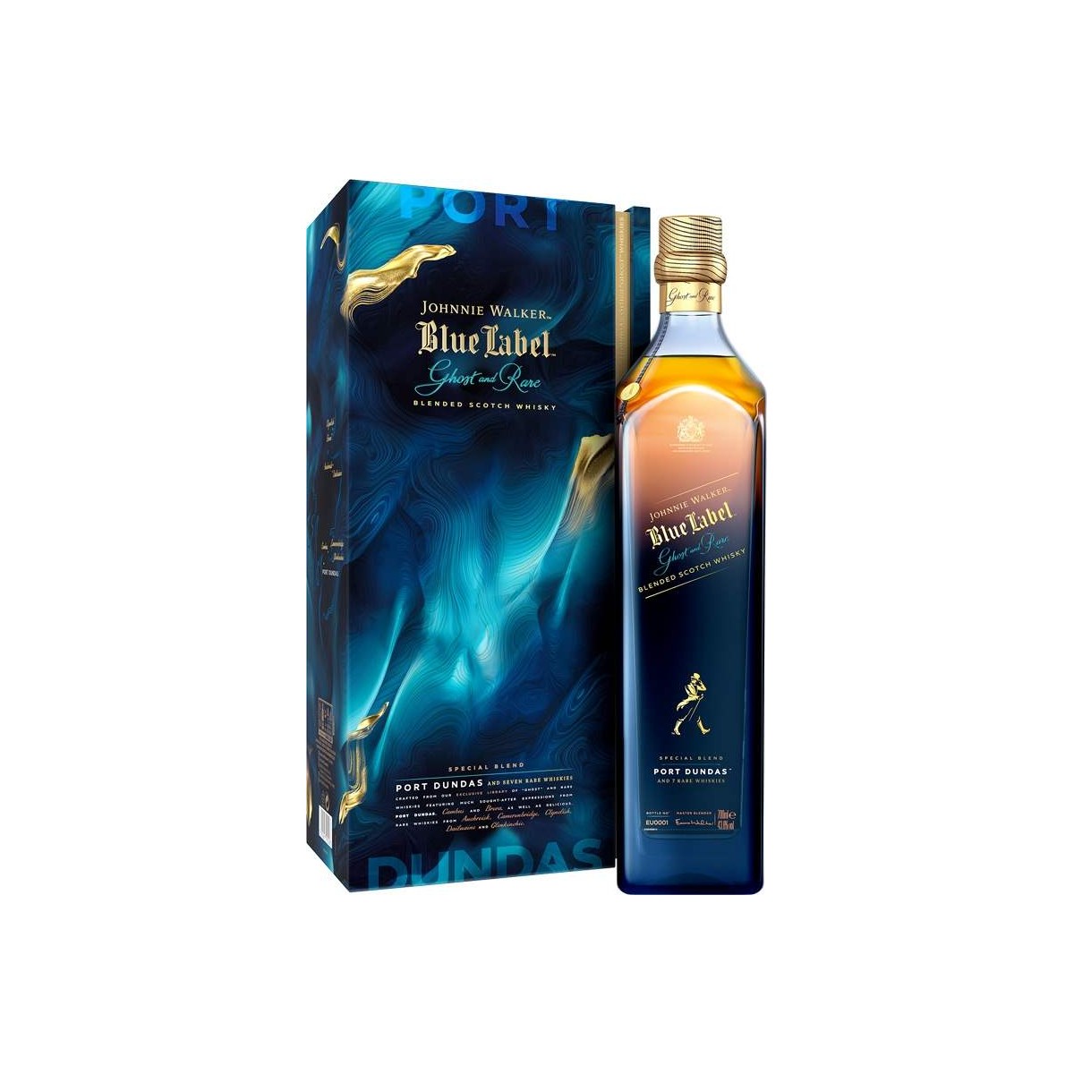 Johnnie Walker Blue label Blue Label Ghost and Rare 60 let 0,7l