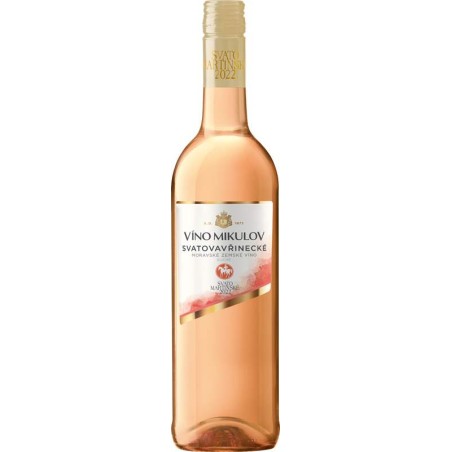Svatomartinské Svatovavřinecké rosé 0,75l - Mikulov