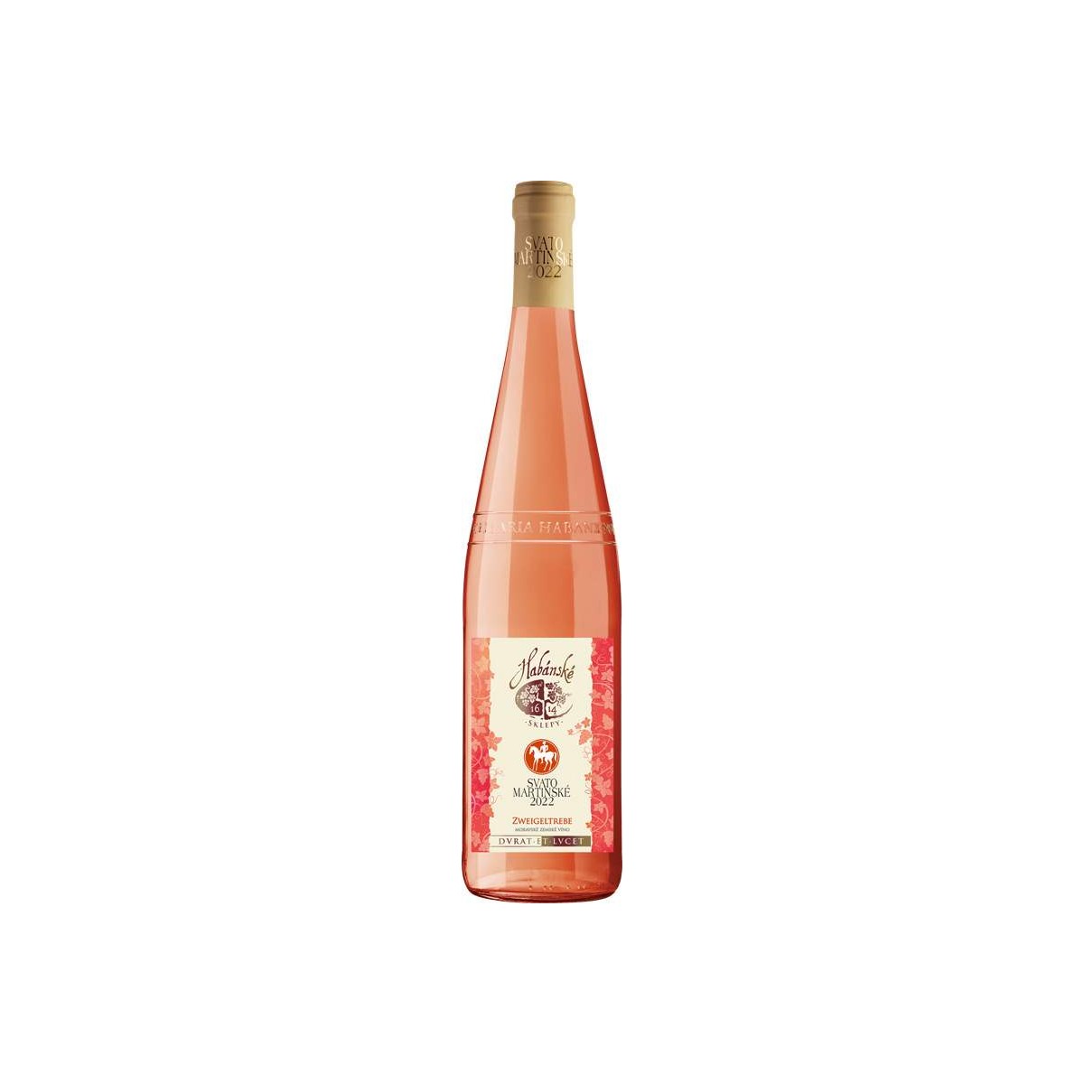 Svatomartinské Zweigeltrebe rosé 0,75l - Habánské sklepy