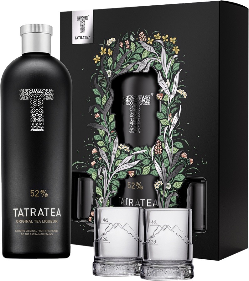 Tatratea 52% 0,7l - Original + 2x panák