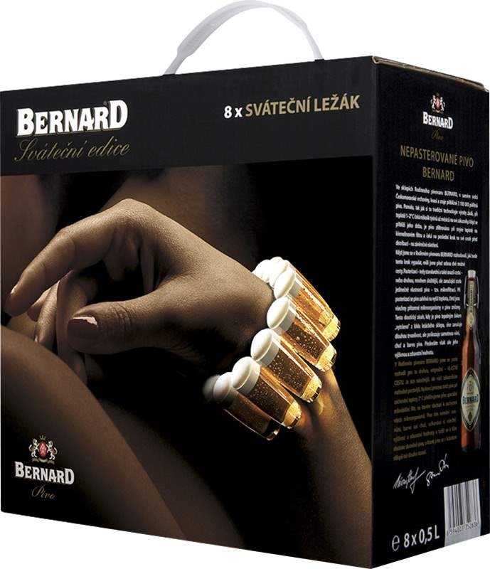 Bernard Sváteční ležák multipack 8x 0,5l - sklo