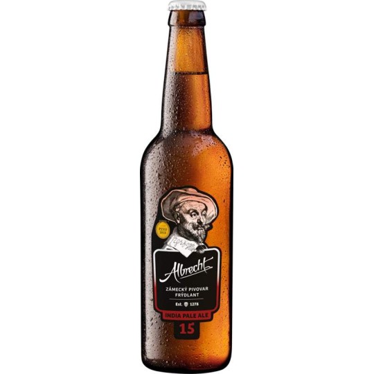 Albrecht IPA 15 světlé 0,7l - sklo