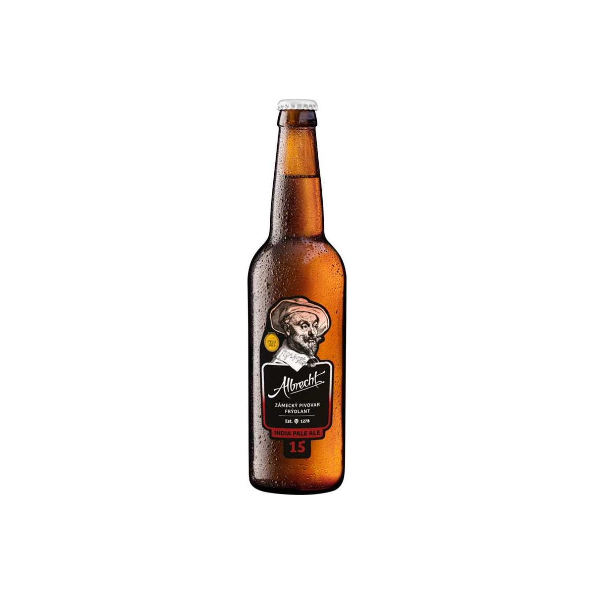 Albrecht IPA 15 světlé 0,7l - sklo
