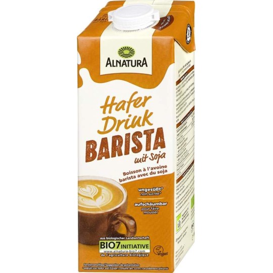 Alnatura ovesný nápoj barista BIO 1l