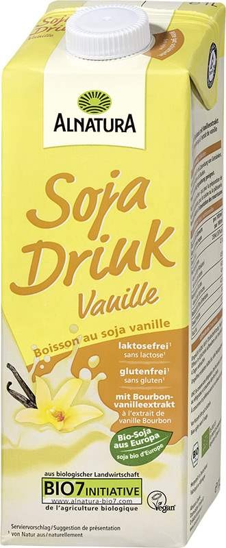 Alnatura sojovo vanilkový nápoj neslazený BIO 1l