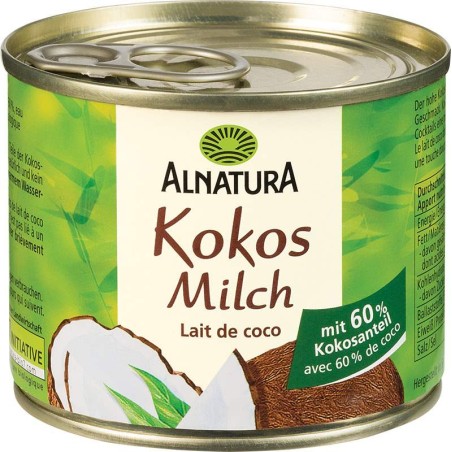 Alnatura Kokosové mléko 60% BIO 0,2l