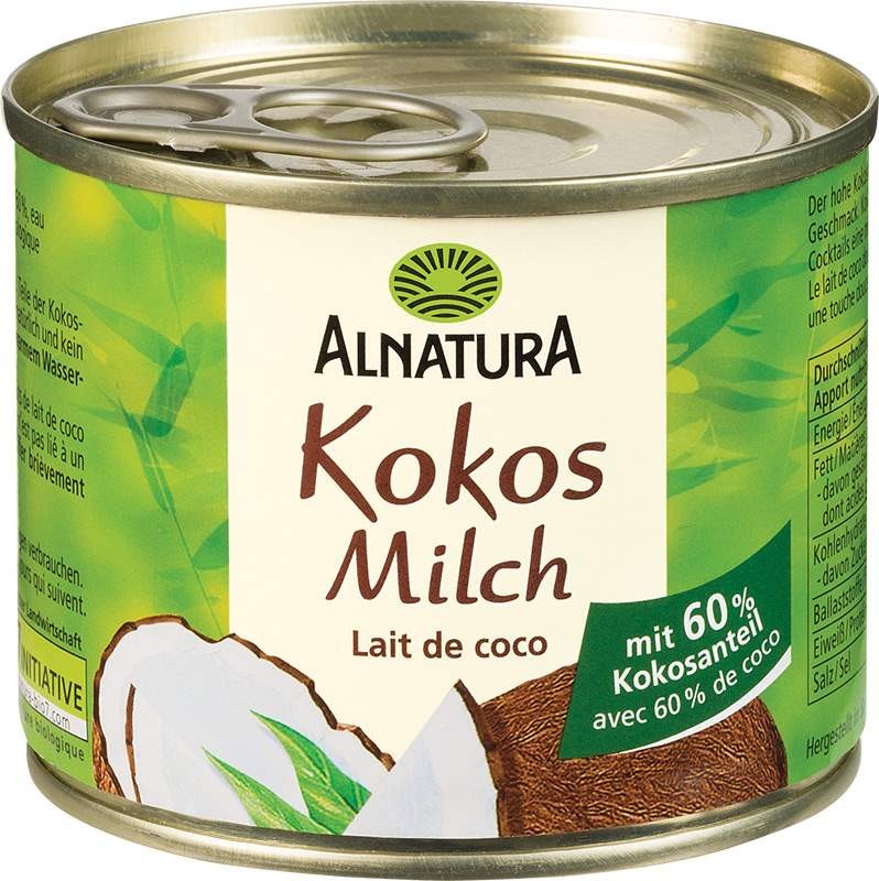 Alnatura Kokosové mléko 60% BIO 0,2l