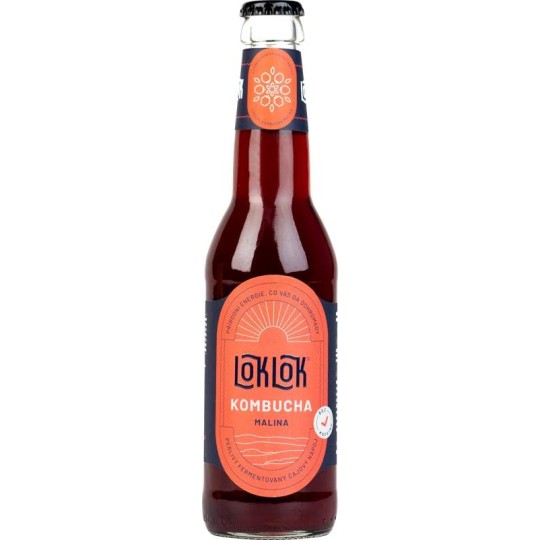 LokLok Kombucha Malina 0,33l sklo