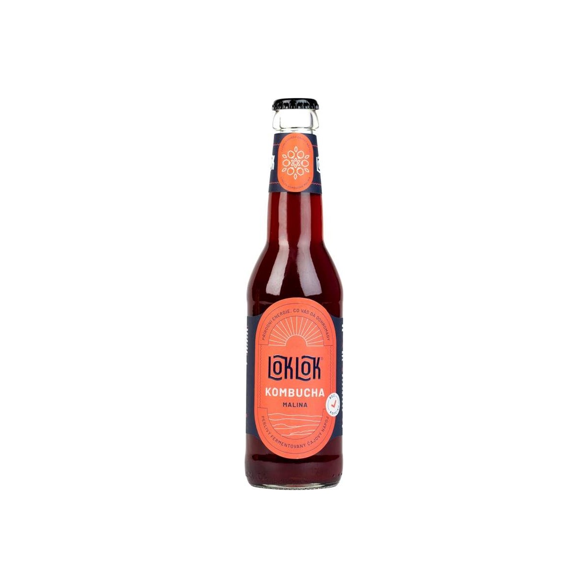 LokLok Kombucha Malina 0,33l sklo