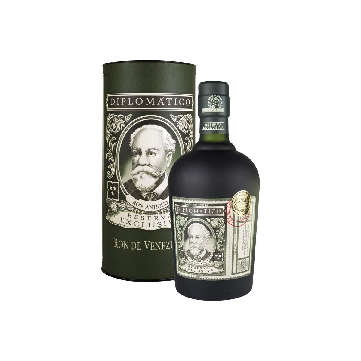 Diplomático Reserva Exklusiva 0,7l - tuba