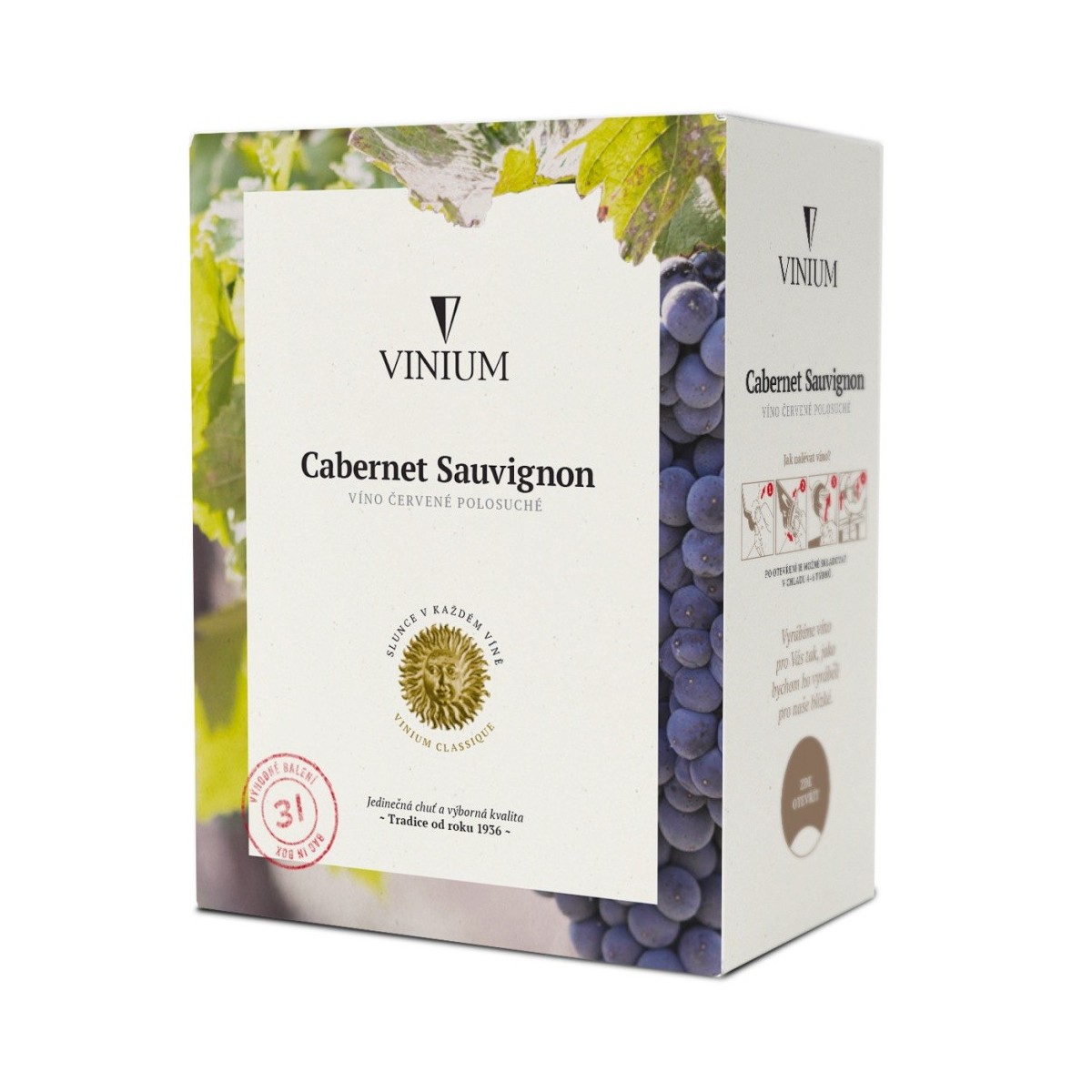 Cabernet Sauvignon 3l box - Vinium Velké Pavlovice