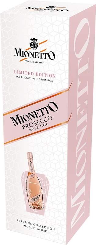 Prosecco Mionetto Rosé DOC 0,75l + ice bucket