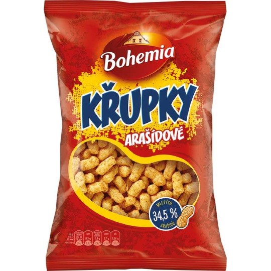 Křupky arašídové 200g Bohemia