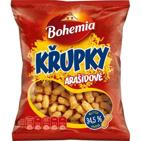 Křupky arašídové 50g Bohemia