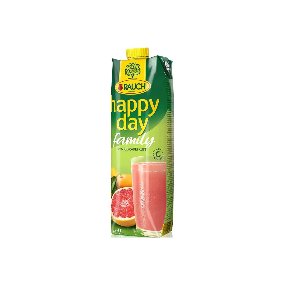 Rauch Happy day Family růžový grapefruit 1l