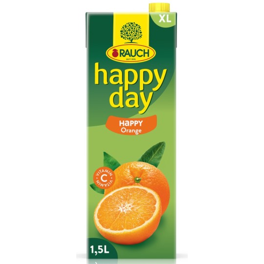 Rauch Happy Day pomeranč 100% 1,5l