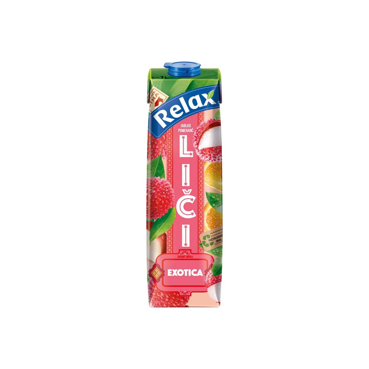 Relax Exotica Liči - jablko - pomeranč 1l