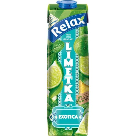 Relax Exotica Limetka - jablko - citron 1l