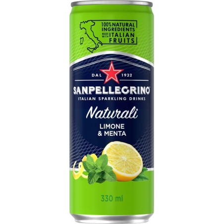 San Pellegrino Limone & Menta 0,33l plech