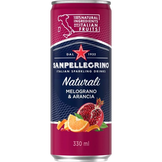 San Pellegrino Melograno & Aranciata 0,33l plech