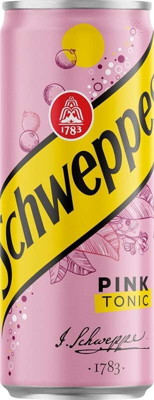 Schweppes Tonic Pink 0,33l - plech