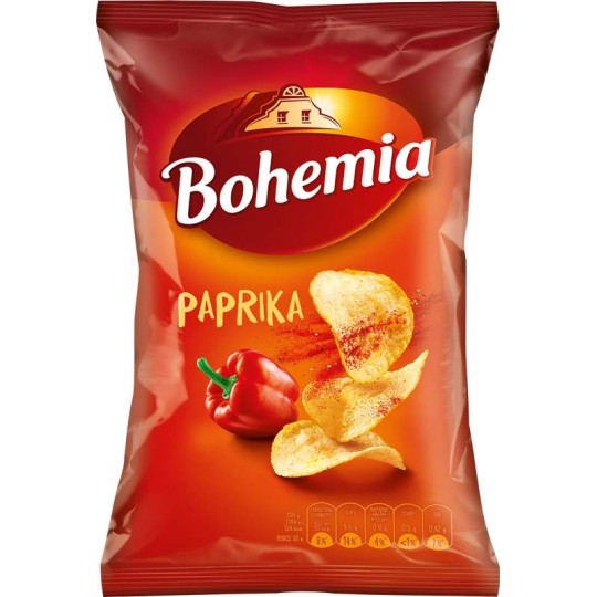 Bohemia chips paprika 60g