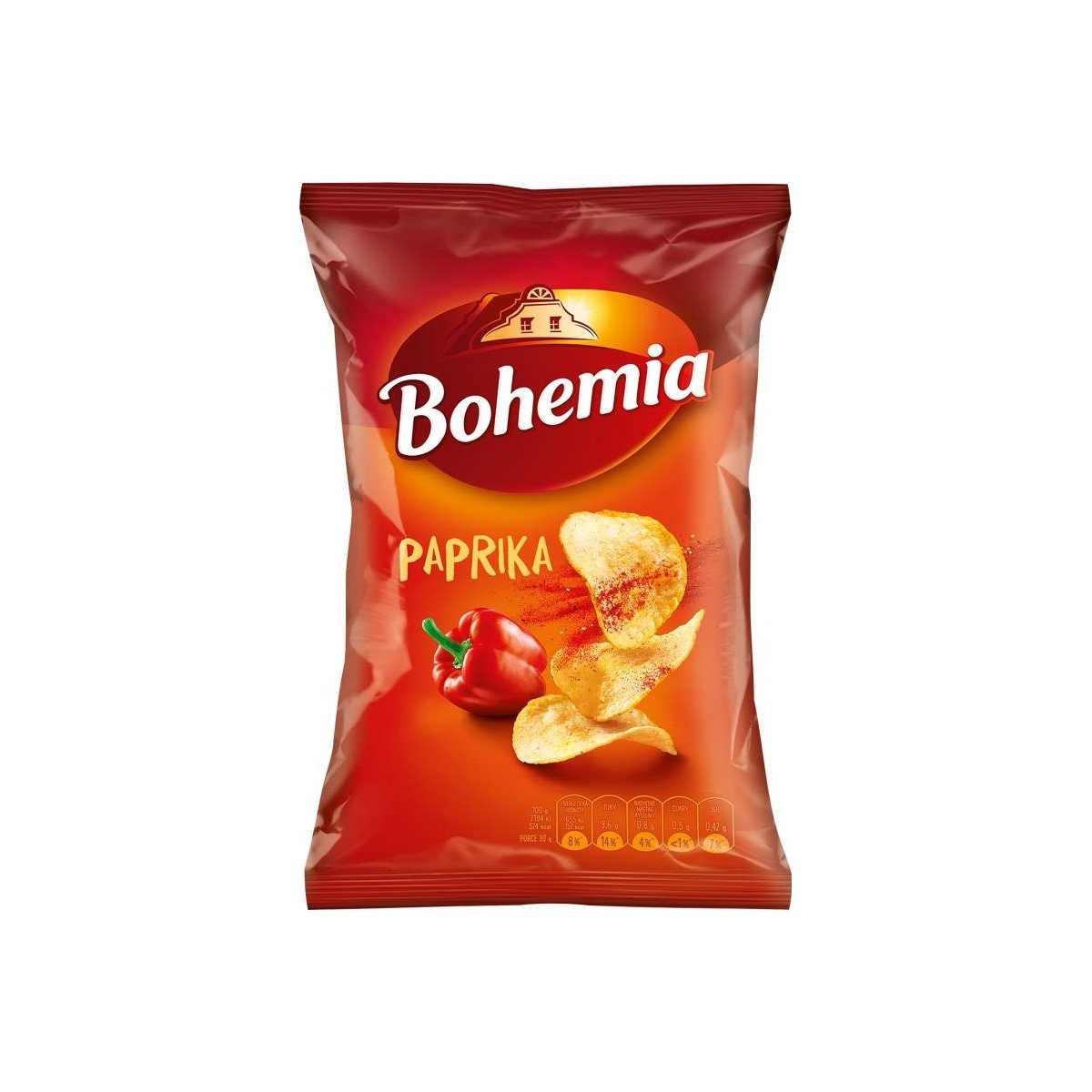 Bohemia chips paprika 60g