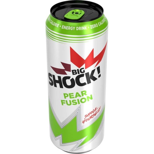 Big Shock! Pear Fusion Zero 0,5l plech