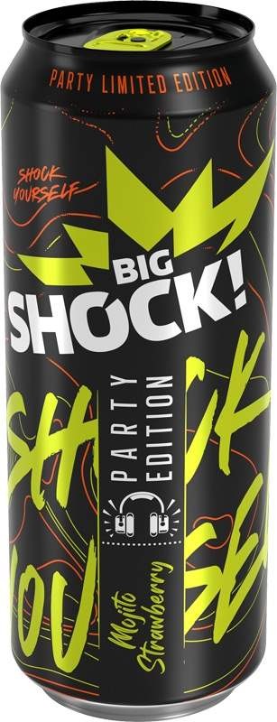 Big Shock! Mojito Strawberry 0,5l plech