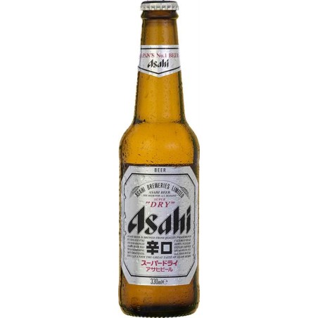 Asahi Super dry světlý ležák 0,33l - sklo