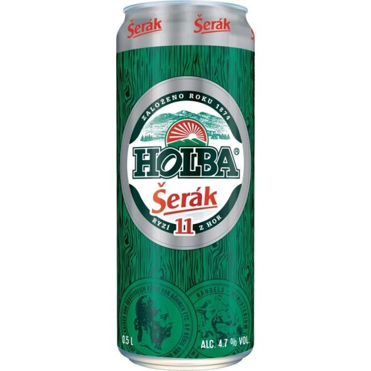 Holba Šerák 11 - 0,5l - plech