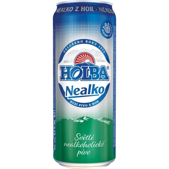 Holba nealko 0,5l - plech