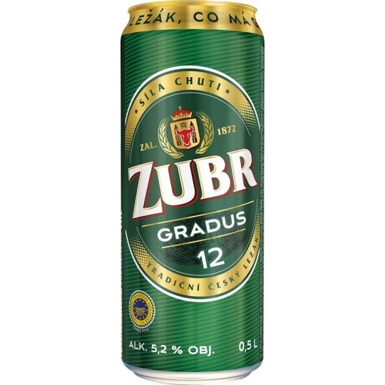 Zubr Gradus 12 - 0,5l - plech