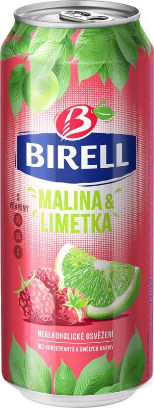 Birell Limetka & Malina 0,5l - plech