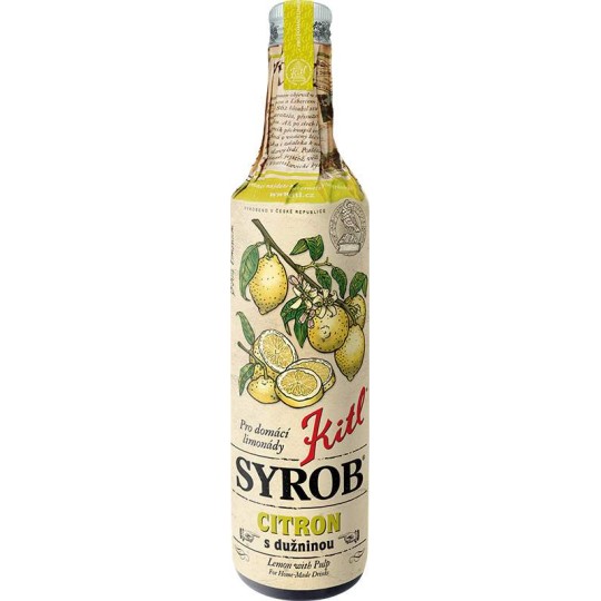 Kitl Syrob Citron s dužninou 0,5l