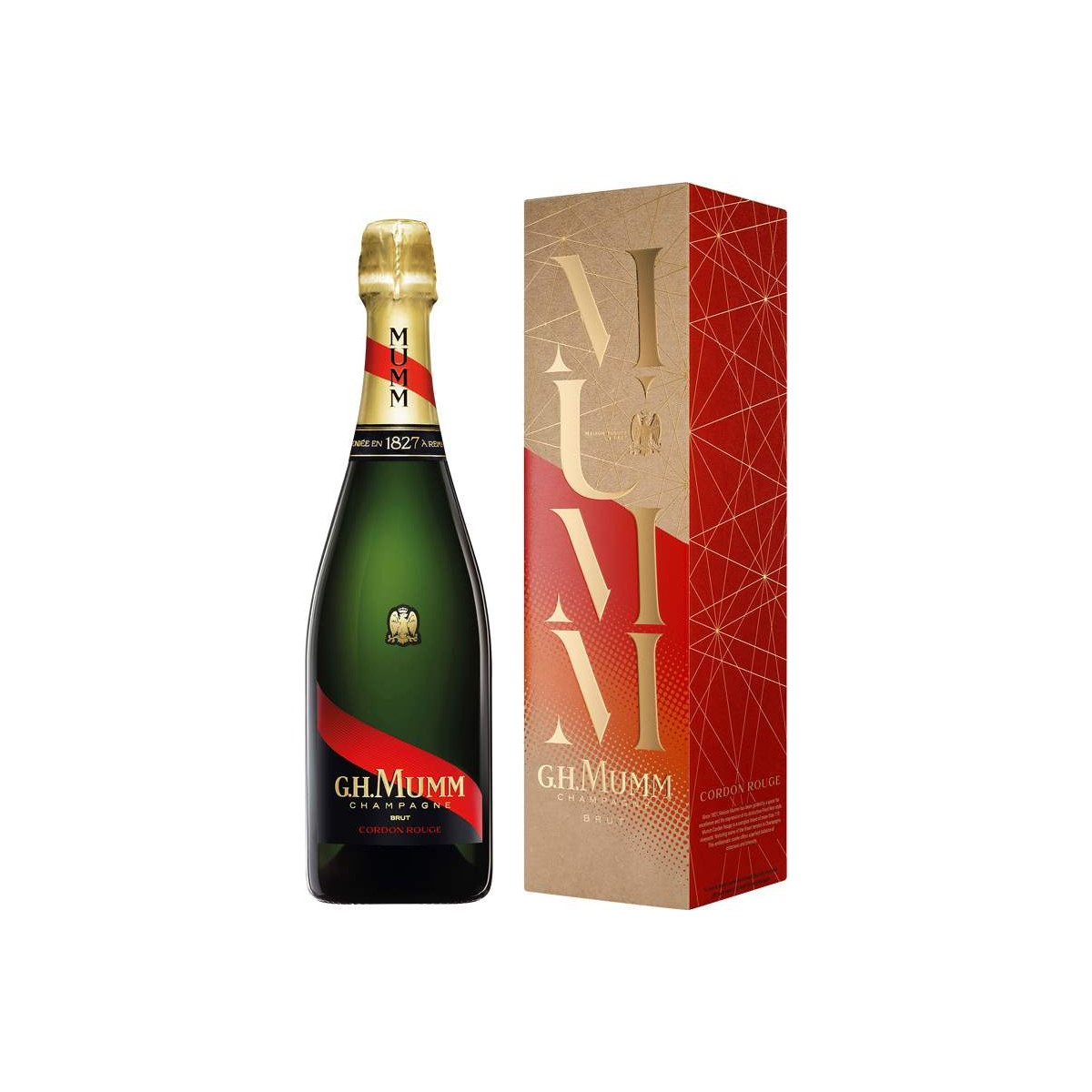 G.H. Mumm Cordon Rouge 0,75l - box