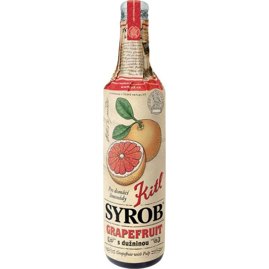 Kitl Syrob Grapefruit s dužninou 0,5l