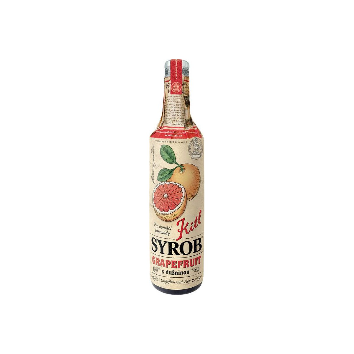 Kitl Syrob Grapefruit s dužninou 0,5l