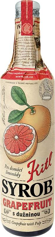 Kitl Syrob grapefruit s dužninou 0,5l