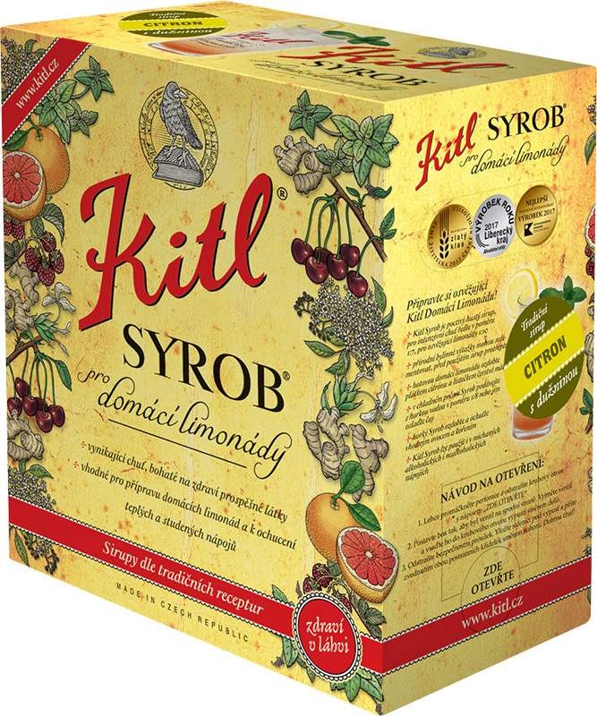 Kitl Syrob citron s dužninou 5l