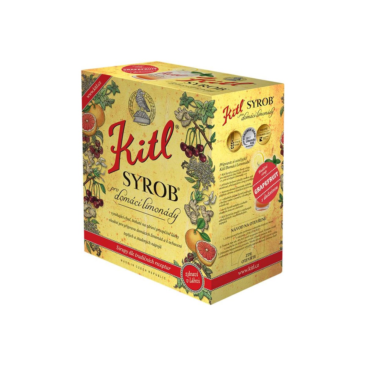 Kitl Syrob Grapefruit s dužninou 5l