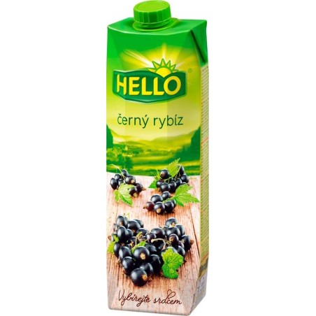 Hello černý rybíz 1l