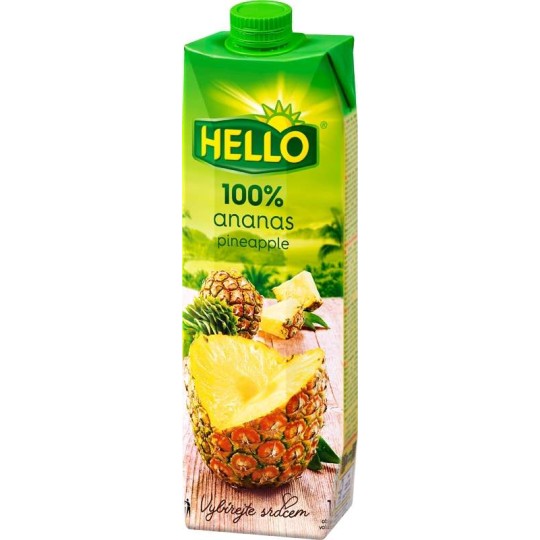 Hello ananas 100% 1l