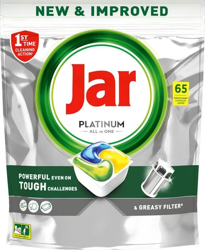 Jar Platinum tablety do myčky 65 ks