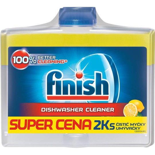 Finish čistič myčky Lemon 2x250ml