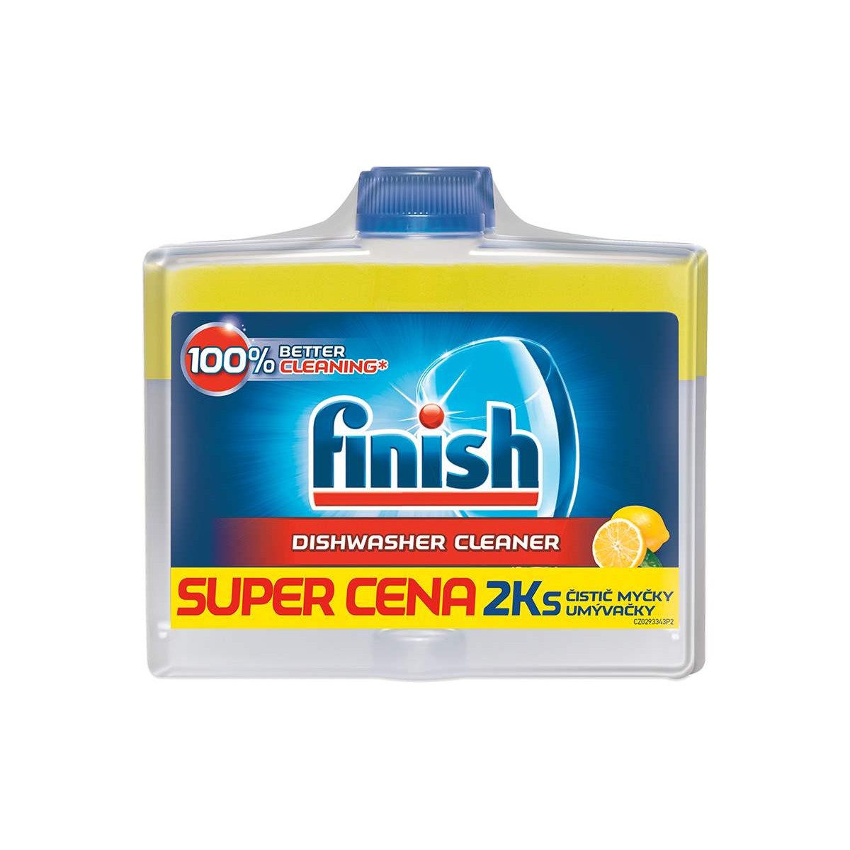 Finish čistič myčky Lemon 2x250ml