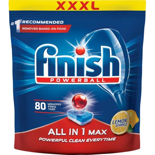 Finish All in One Max Lemon 80ks