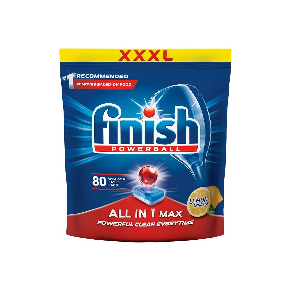 Finish All in One Max Lemon 80ks